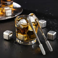 4/6/8 Pcs Stainless Steel Ice Cubes Set Reusable Chilling Stones for Whiskey Wine Wine Cooling Cube Chilling Rock Party Bar Tool