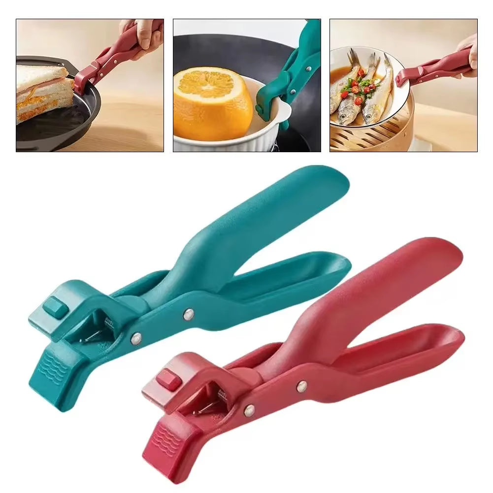 Multi-Purpose Anti-Scald Bowl Holder Clip Solid Color Color Silicone Home Clip Kitchen Scalding 2 anti Tools YM132