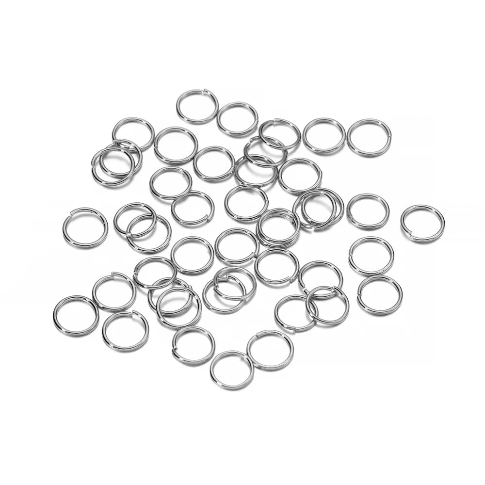 50 - 200Pcs/Lot 3 - 20 Mm Jump Rings Split Rings Connectors for Diy Jewelry Finding Making Accessories Wholesale Supplies - Avidor