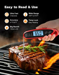 Babacom Digital Meat Thermometer – Dual Probes, Instant Read, Backlight Screen for Cooking & BBQ - Avidor