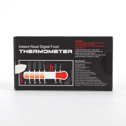 Babacom Digital Meat Thermometer – Dual Probes, Instant Read, Backlight Screen for Cooking & BBQ - Avidor