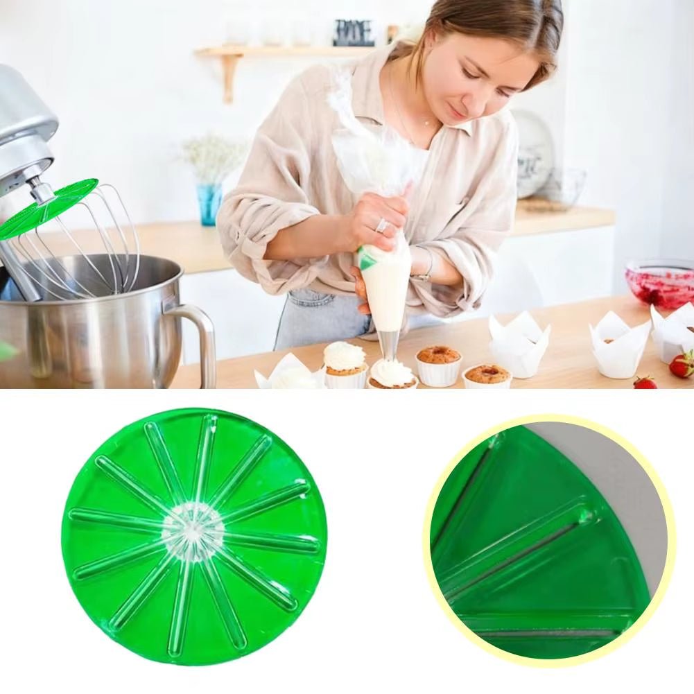 Blender Cream Scraper Accessory, Stand Mixer Heads Scraper, Attachments Wipers for 6 - Wire Whisks Anti - Splatter Baffle - Avidor