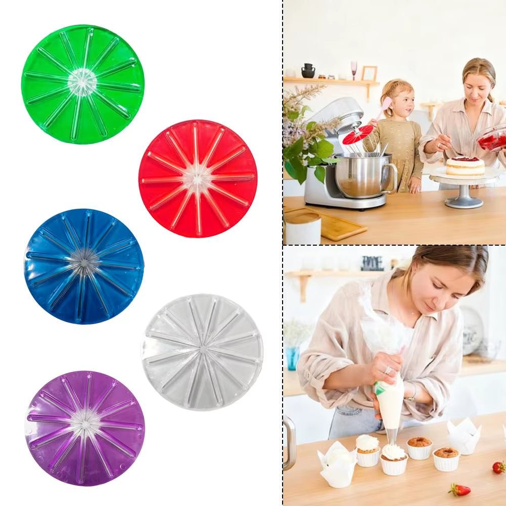 Blender Cream Scraper Accessory, Stand Mixer Heads Scraper, Attachments Wipers for 6 - Wire Whisks Anti - Splatter Baffle - Avidor