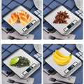 Digital Kitchen Scale LED Display 5Kg/1G Stainless Steel Panel Electronic Scales Home Jewelry Food Snacks Weighing Baking Tools - Avidor