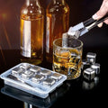 4/6/8 Pcs Stainless Steel Ice Cubes Set Reusable Chilling Stones for Whiskey Wine Wine Cooling Cube Chilling Rock Party Bar Tool