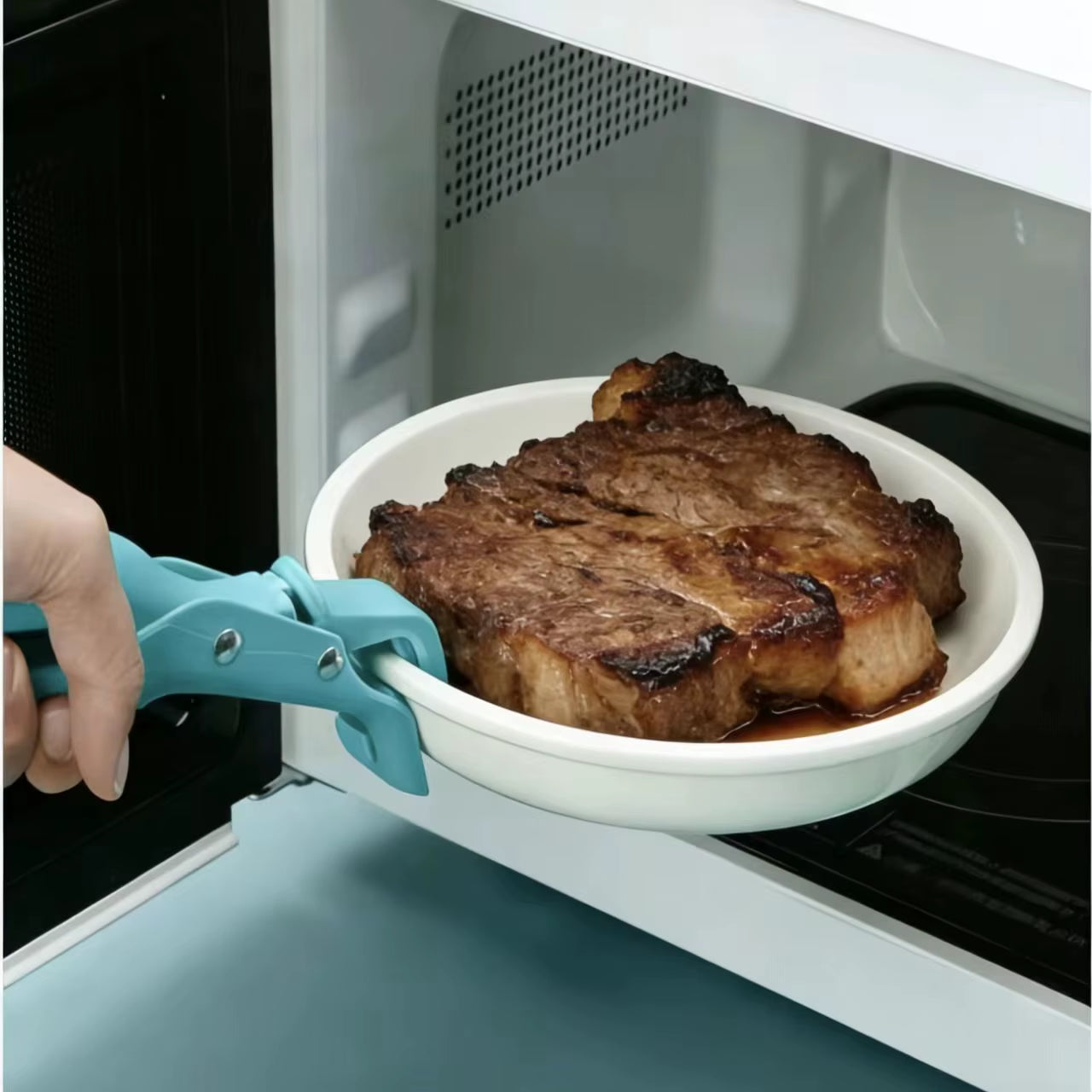 Multi-Purpose Anti-Scald Bowl Holder Clip Solid Color Color Silicone Home Clip Kitchen Scalding 2 anti Tools YM132