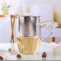 High Quality Tea Infuser Stainless Steel Coffee Tea Strainer Grid Binaural Net Leak Tea Mesh Tea Filter Tea Accessory - Avidor