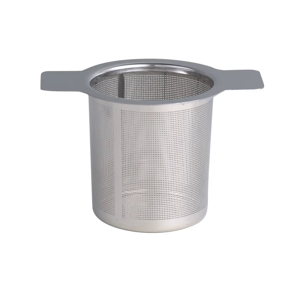 High Quality Tea Infuser Stainless Steel Coffee Tea Strainer Grid Binaural Net Leak Tea Mesh Tea Filter Tea Accessory - Avidor