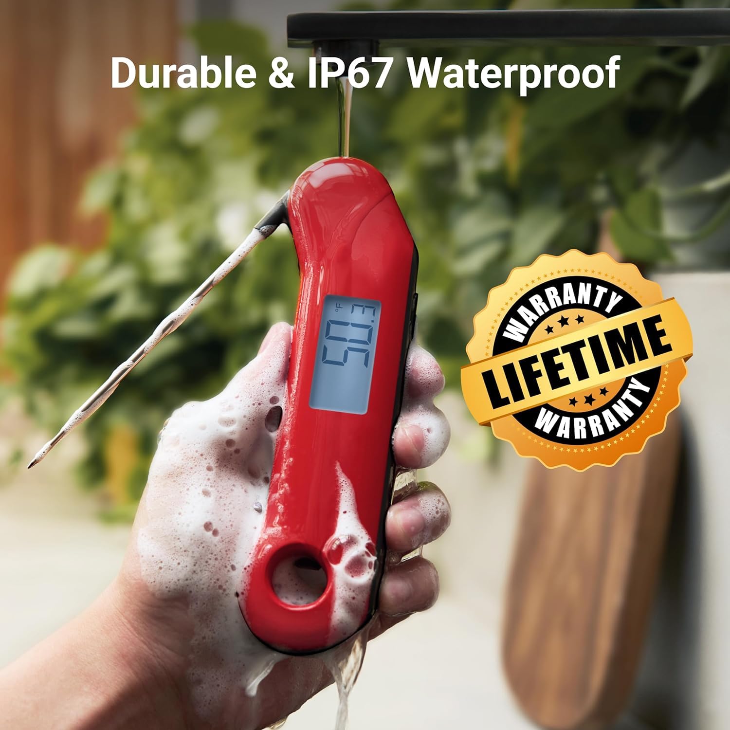 ThermoMaven F1 Turbo Meat Thermometer – Instant Read, Waterproof, Magnetic - Avidor