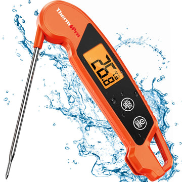 ThermoPro TP603 Digital Meat Thermometer – Instant Read, Waterproof with Probe & Backlit LCD - Avidor