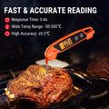 ThermoPro TP603 Digital Meat Thermometer – Instant Read, Waterproof with Probe & Backlit LCD - Avidor