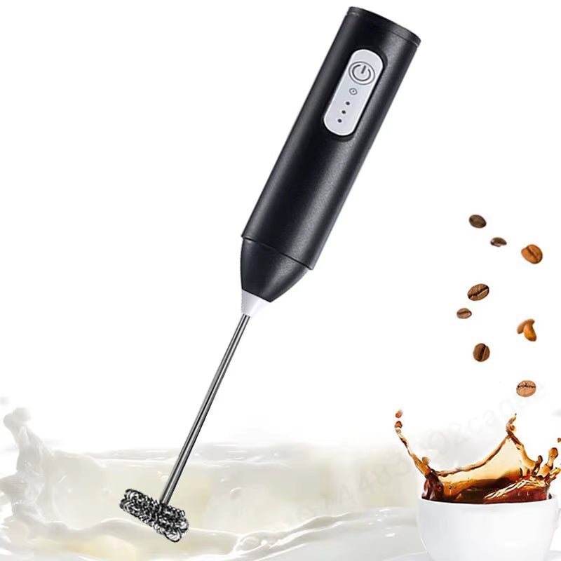 Wireless Milk Frother Electric Type - C Handheld Blender Stainless Steel Mini Coffee Maker Whisk Mixer for Coffee Cappuccino Cream - Avidor
